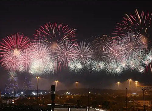 克拉玛依焰火晚会